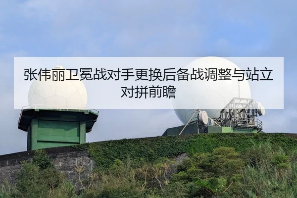 张伟丽卫冕战对手更换后备战调整与站立对拼前瞻